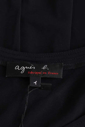 Robe Agnès B. Noir en Synthétique