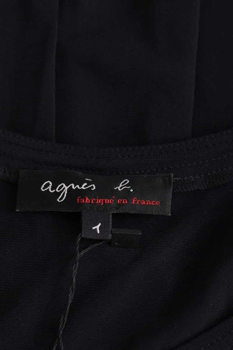 Robe Agnès B. Noir en Synthétique