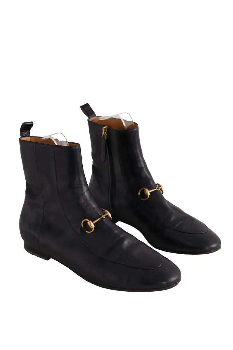 Boots Gucci Noir en Cuir