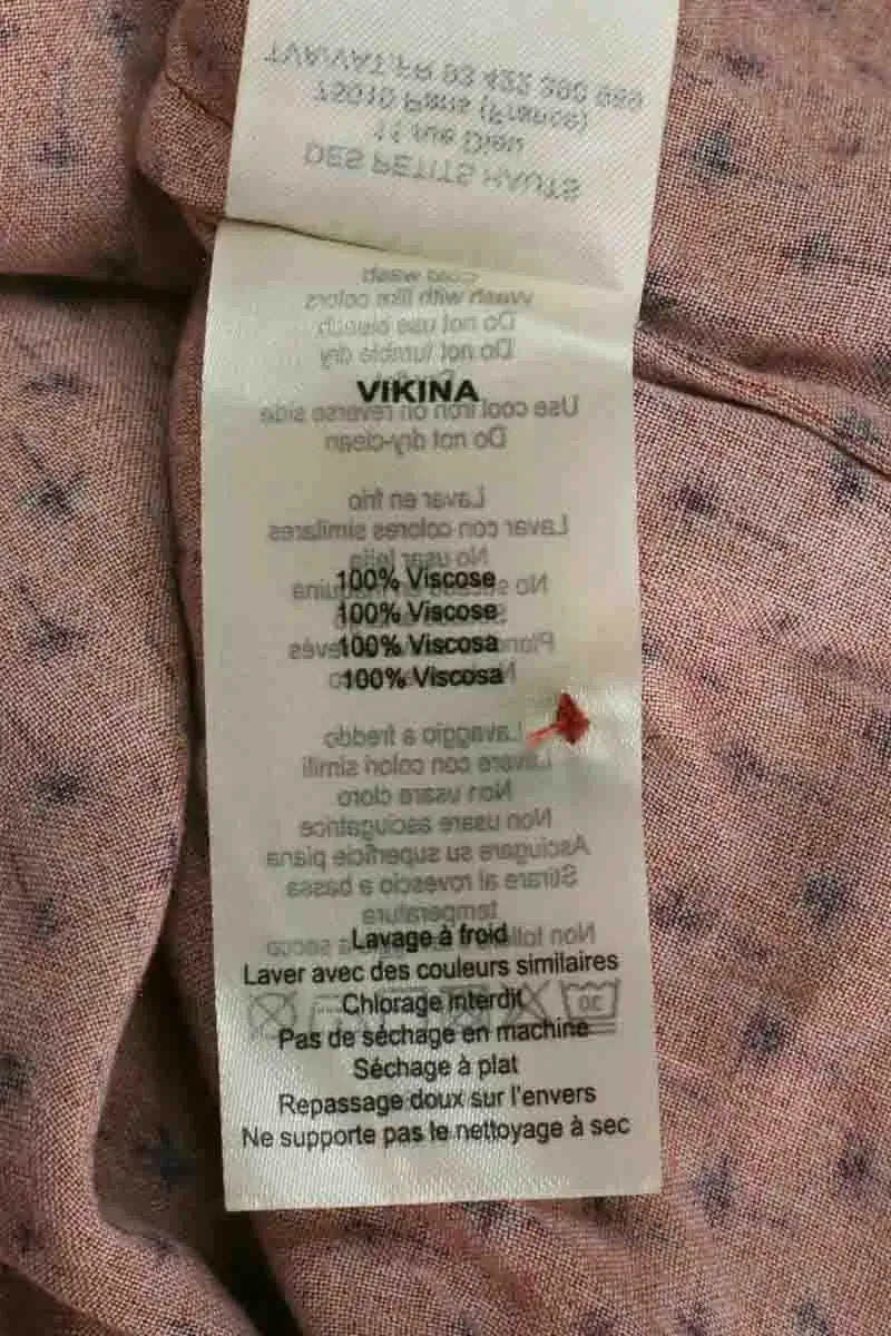 Robe Des Petits Hauts Vikina Rouge en Viscose