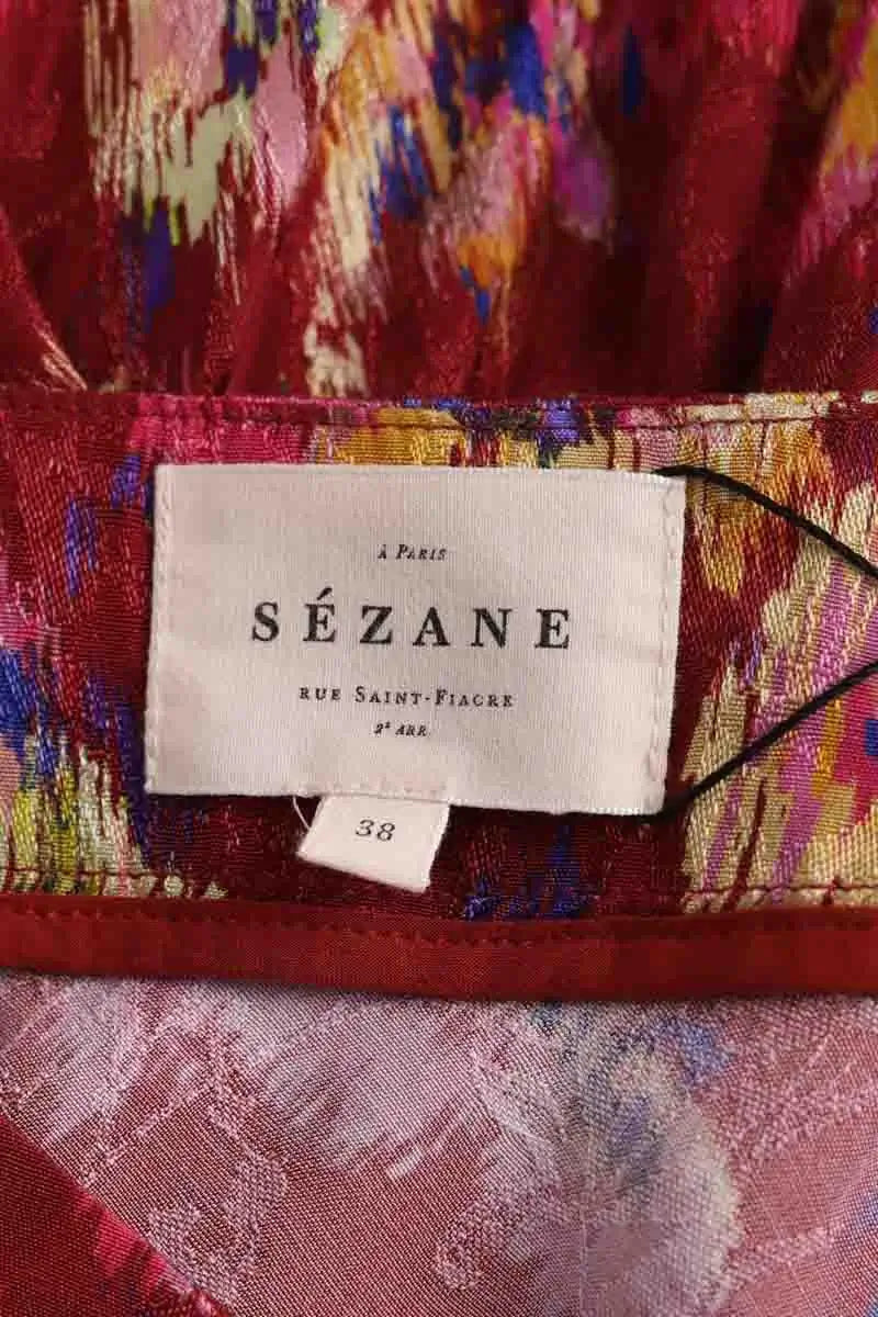 Jupe Sézane Rose en Viscose