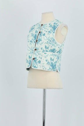 Gilet Antik Batik  Bleu
