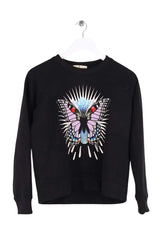 Sweatshirt Maje Noir en Synthétique, taille S - Seconde Main