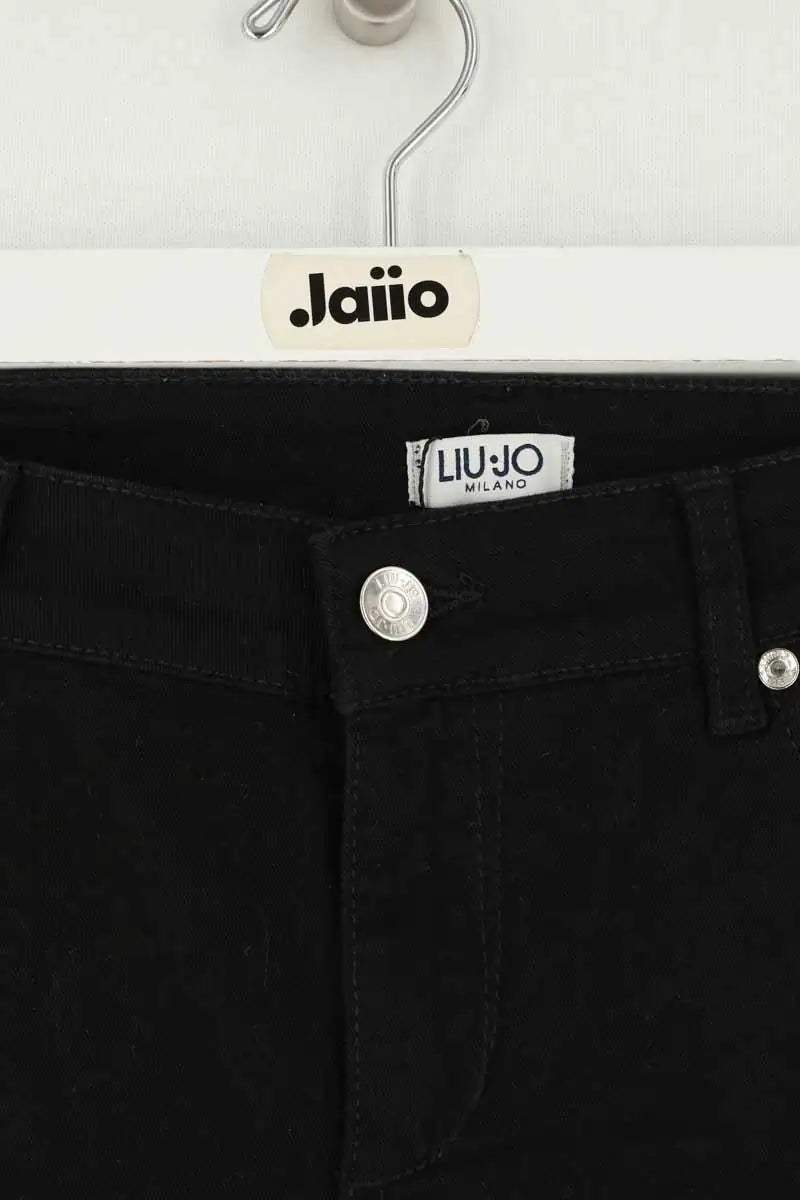 Jean droit Liu Jo Noir en Coton