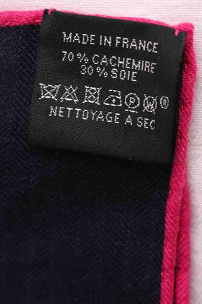 Écharpe Hermès Rose en Cachemire
