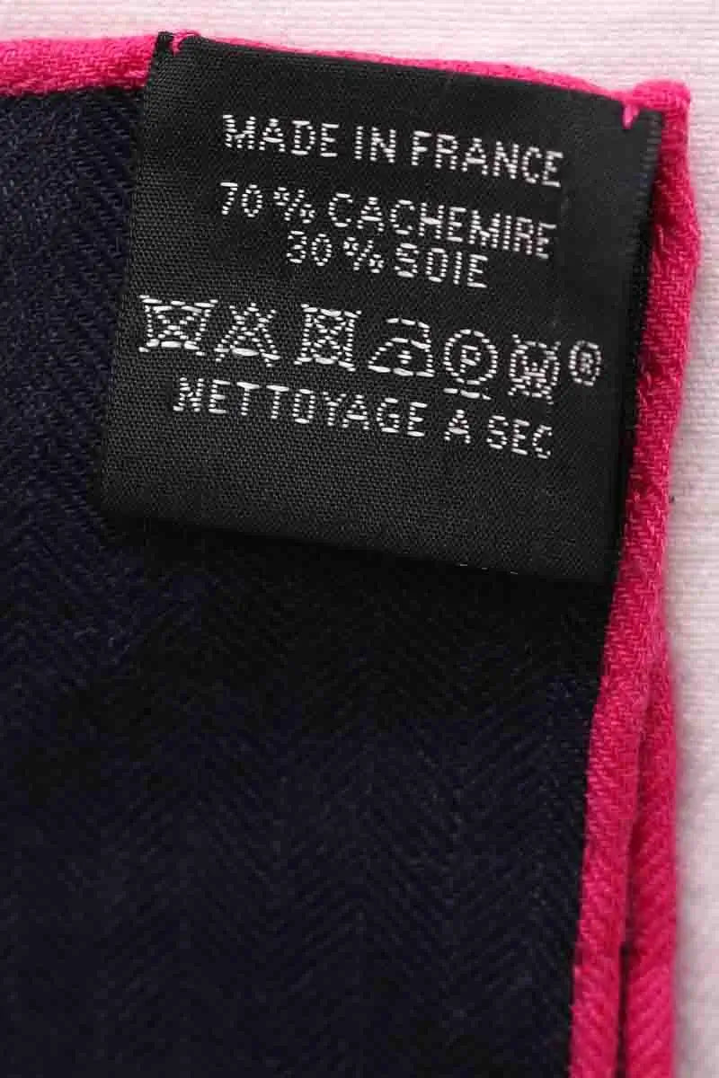 Écharpe Hermès Rose en Cachemire
