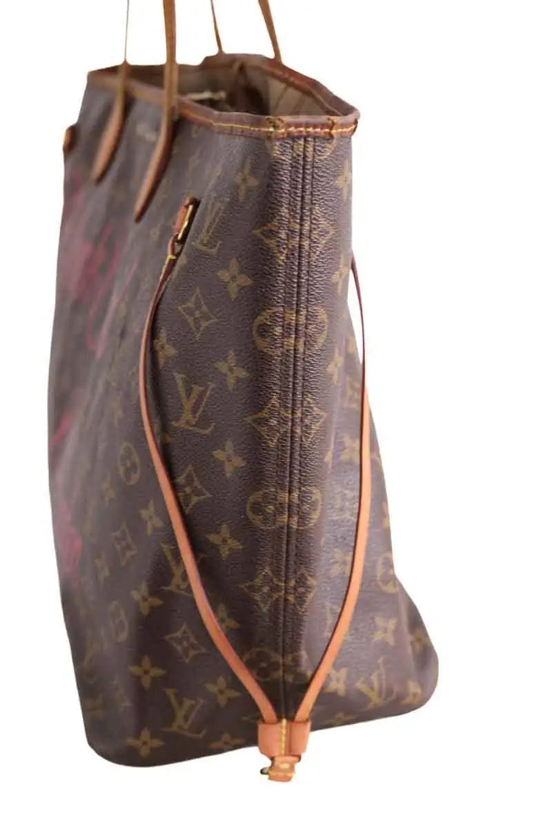 Cabas Louis Vuitton The Graphic Neverfull GM Marron en Cuir