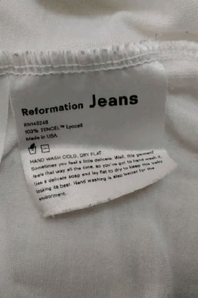 T-shirt Reformation  Blanc