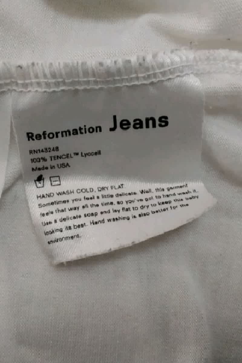 T-shirt Reformation  Blanc
