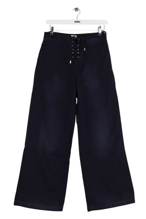 Pantalon Dior Marine en Coton, taille XS - Seconde Main