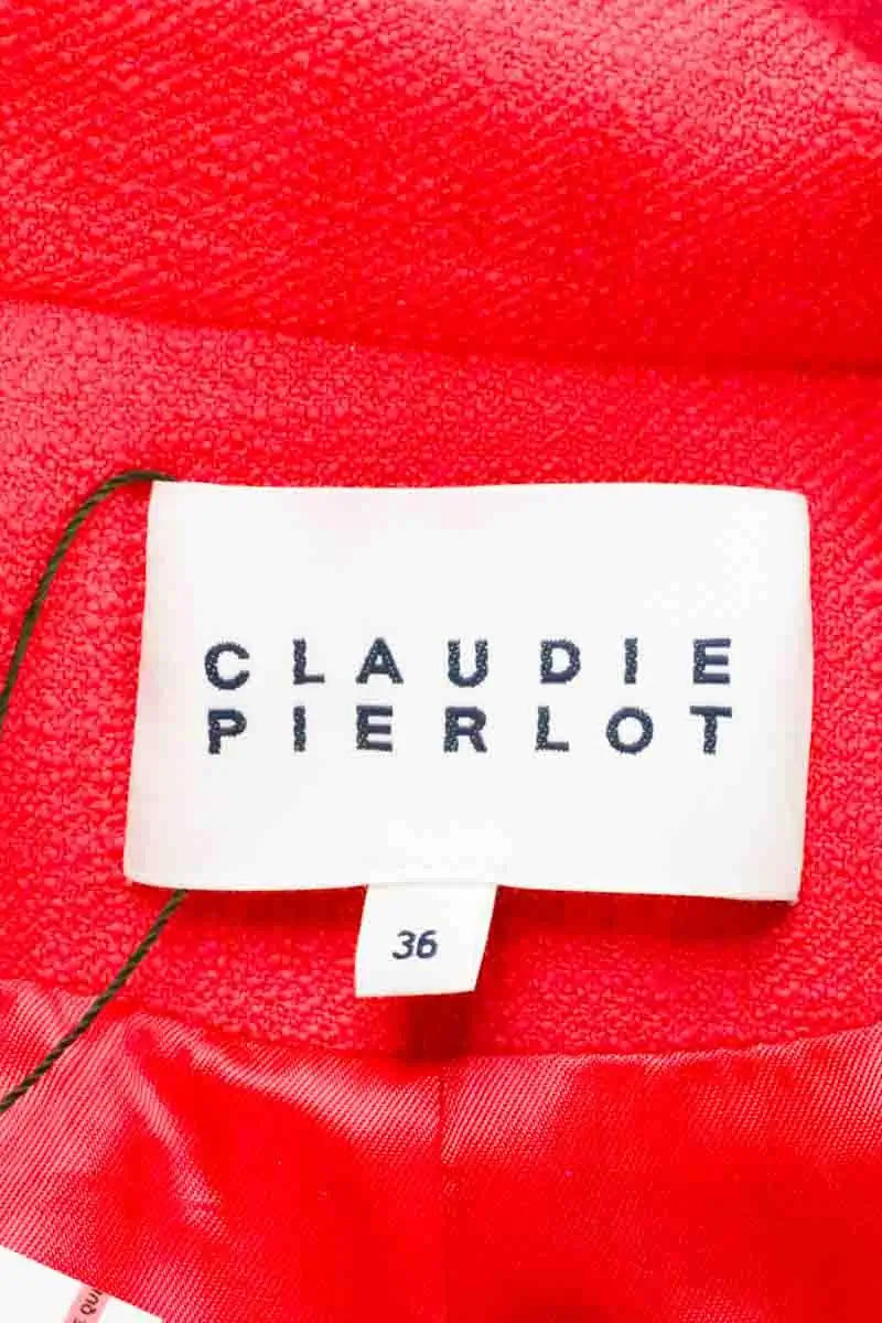 Manteau Claudie Pierlot Rose en Coton