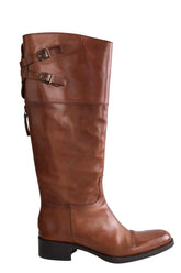 Bottes Sartore Marron en Cuir, taille 37 - Seconde Main