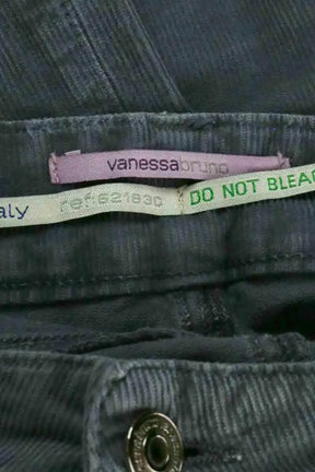 Pantalon Vanessa Bruno Gris en Velours