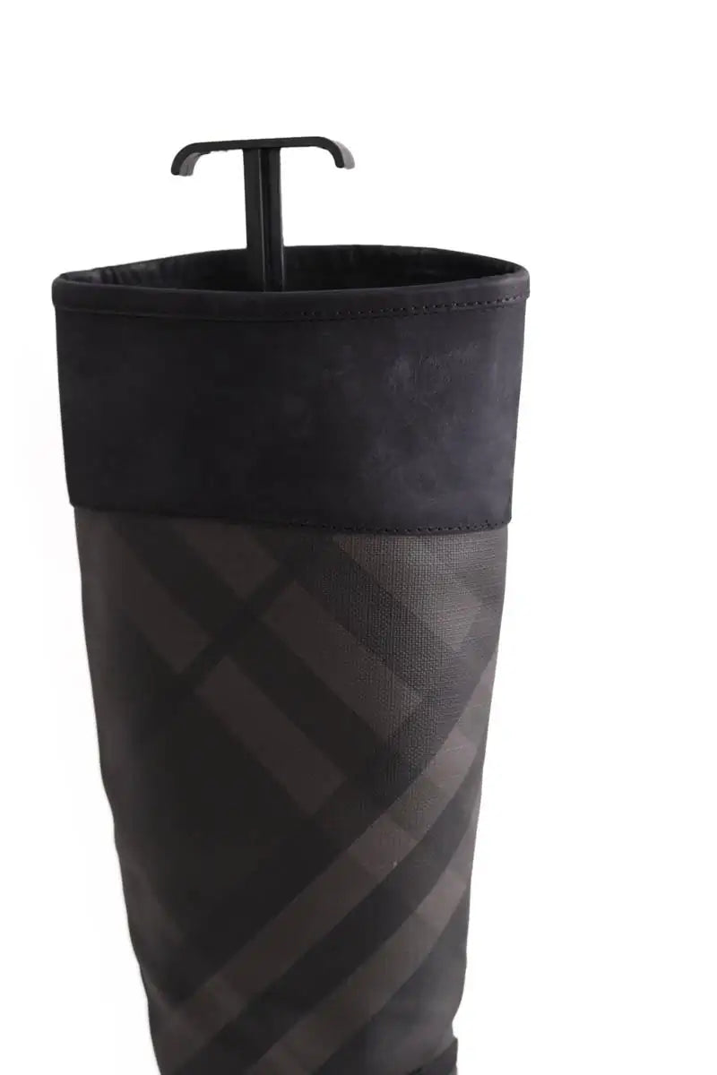 Bottes de pluie Burberry Noir en Tissu
