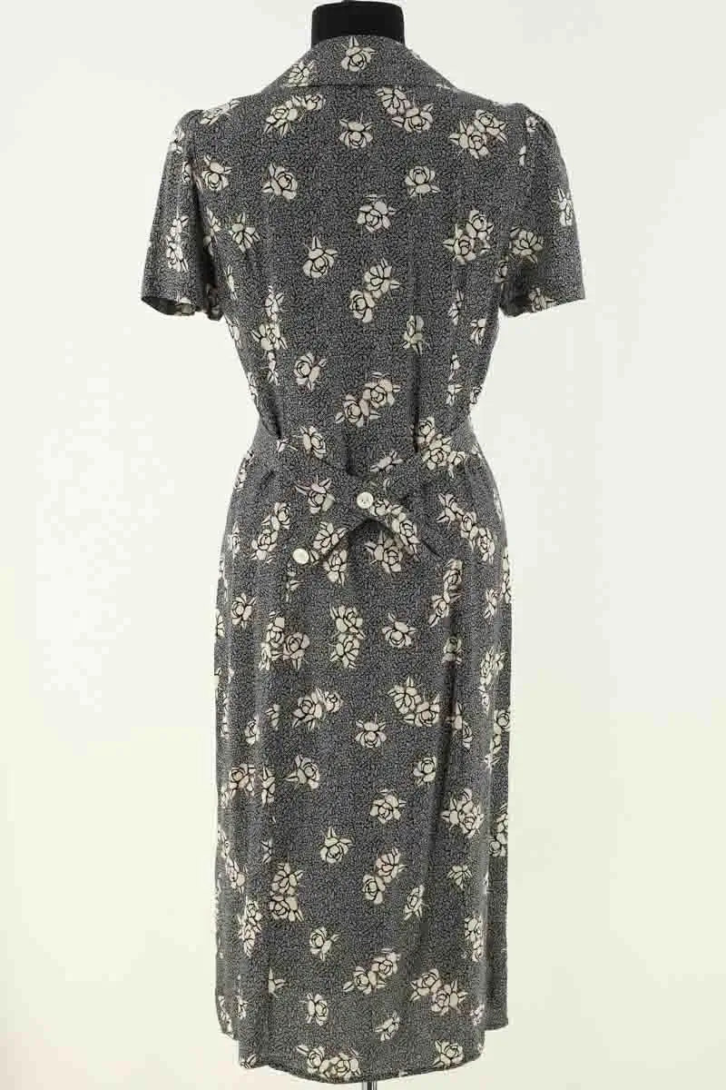 Robe Rouje Noir en Synthétique