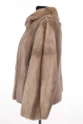 Manteau Other Brand Beige en Fourrure