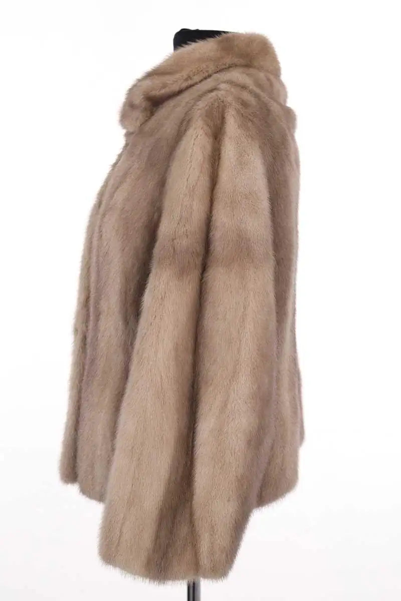 Manteau Other Brand Beige en Fourrure