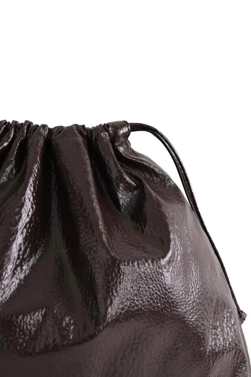 Pochette The Frankie Shop Marron en Synthétique