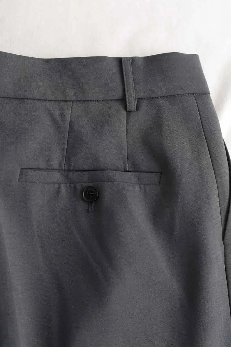 Pantalon The Frankie Shop Gris en Laine