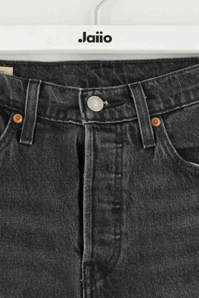 Jean droit Levi's 501 Anthracite en Coton