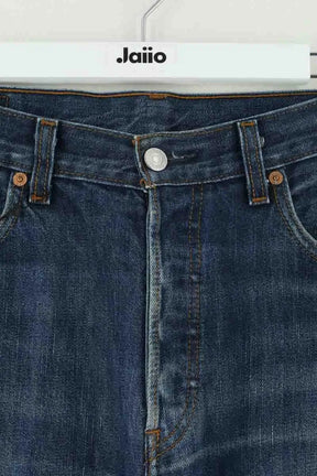 Jean droit Levi's 501 Bleu en Coton
