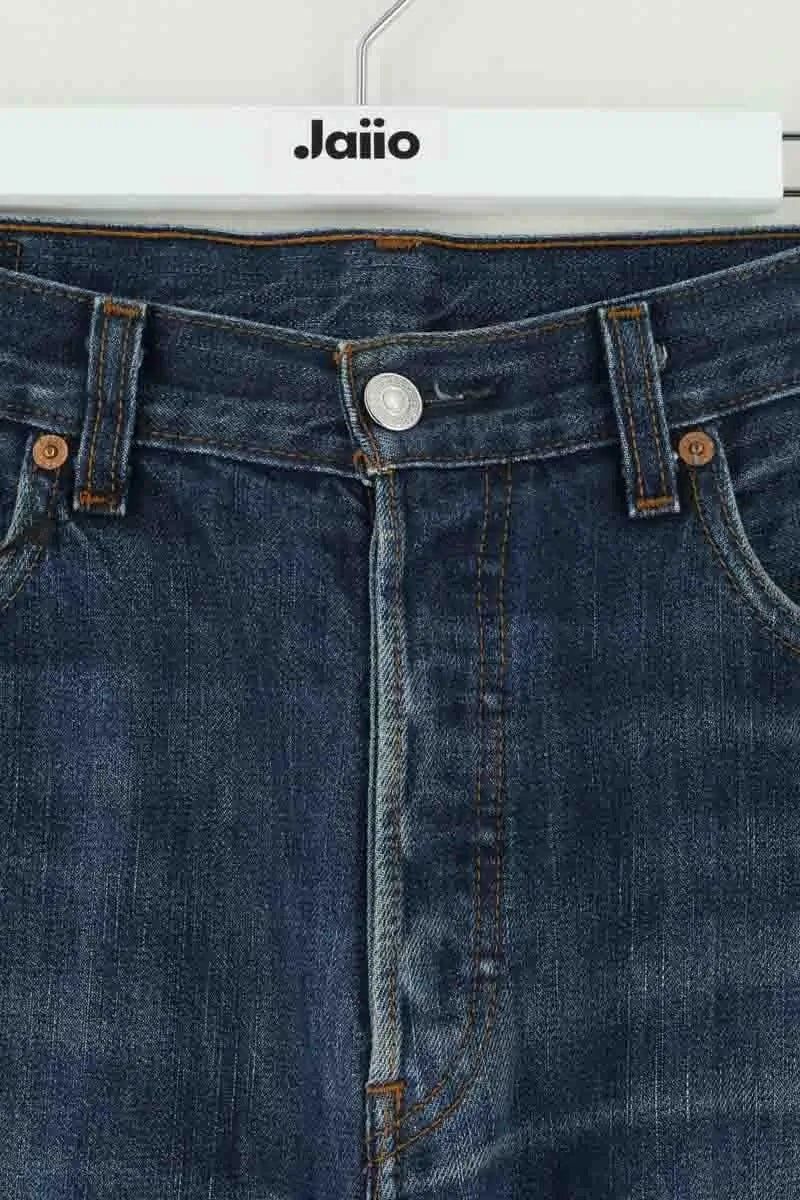 Jean droit Levi's 501 Bleu en Coton