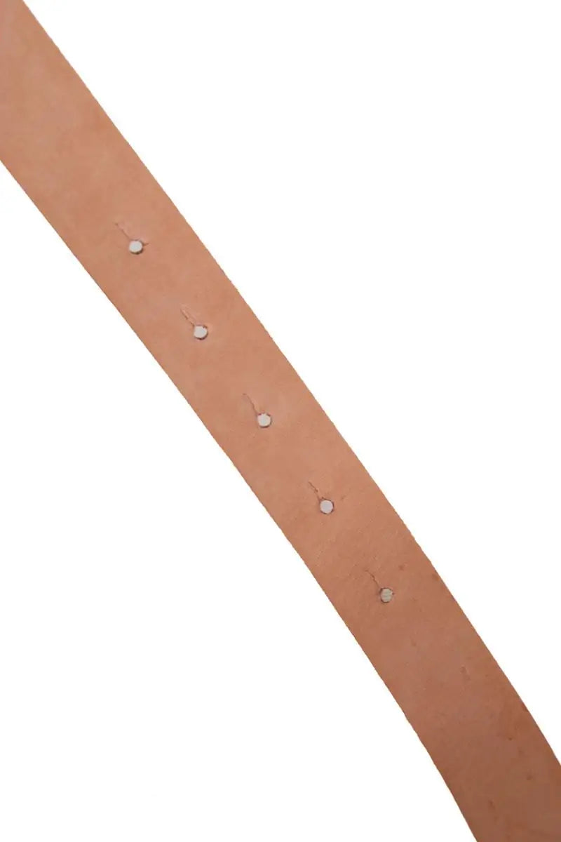 Ceinture Victoria Beckham Dorian frame belt 25mm Blanc en Cuir