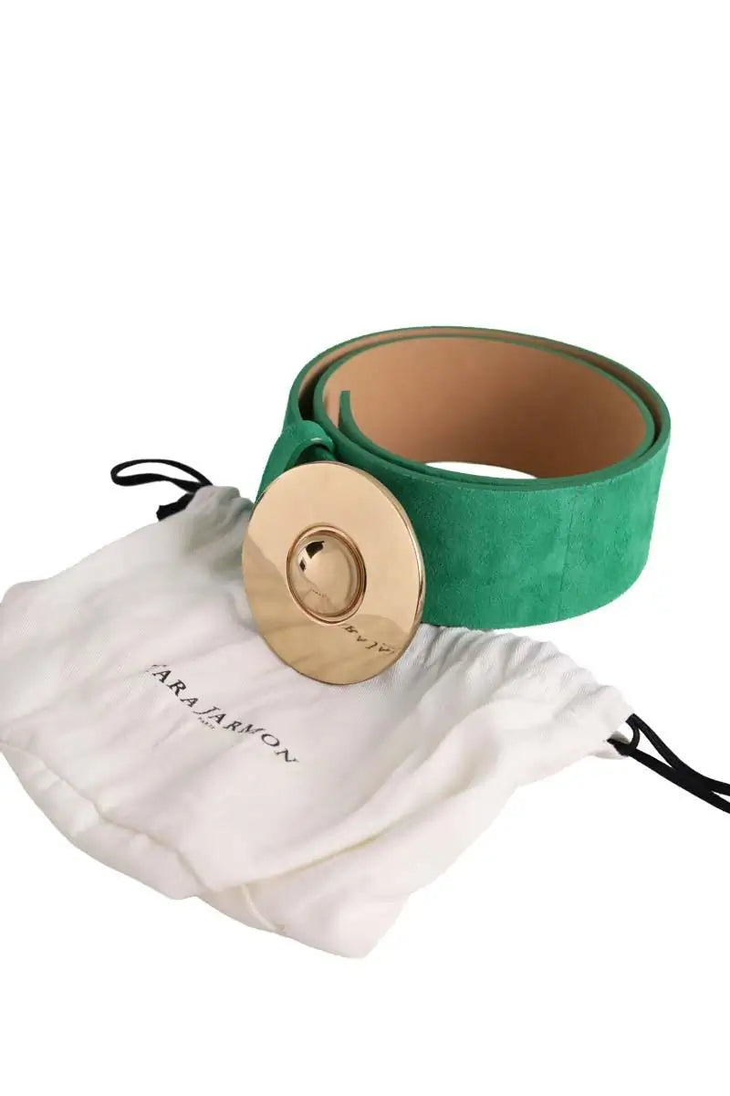 Ceinture en cuir Tara Jarmon Vert en Cuir