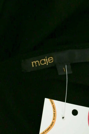 Robe Maje Noir en Viscose