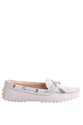 Mocassins Tod's Gris en Cuir, taille 35 - Seconde Main