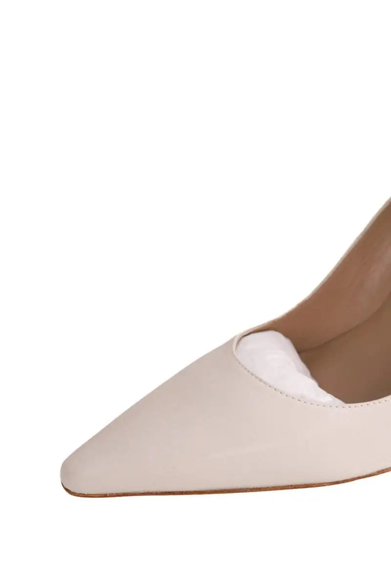 Talons LK Bennett Fern New Ecru en Cuir
