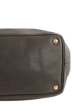 Cabas Prada Galleria Kaki en Cuir