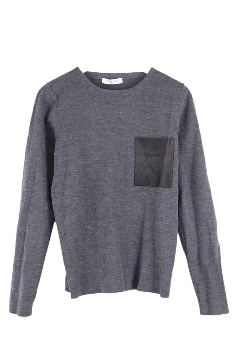 Pull Sandro Gris en Laine, taille M - Seconde Main