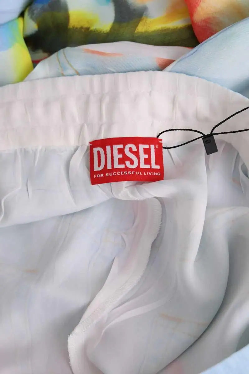 Pantalon Diesel Bleu en Synthétique