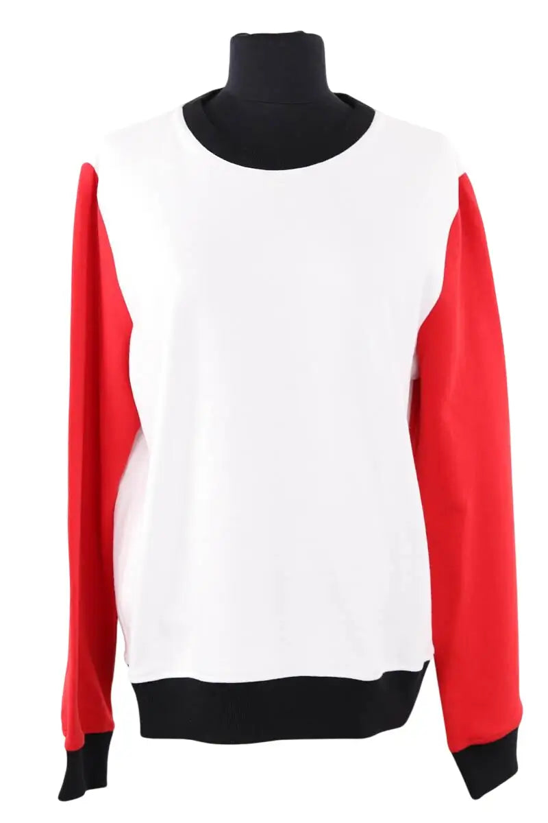 Sweatshirt Courrèges Blanc en Coton, taille XL - Seconde Main