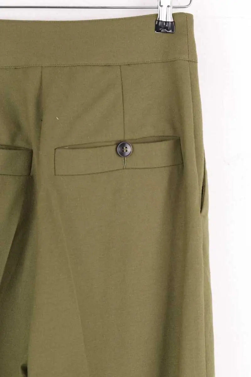 Pantalon Momoni Kaki en Laine