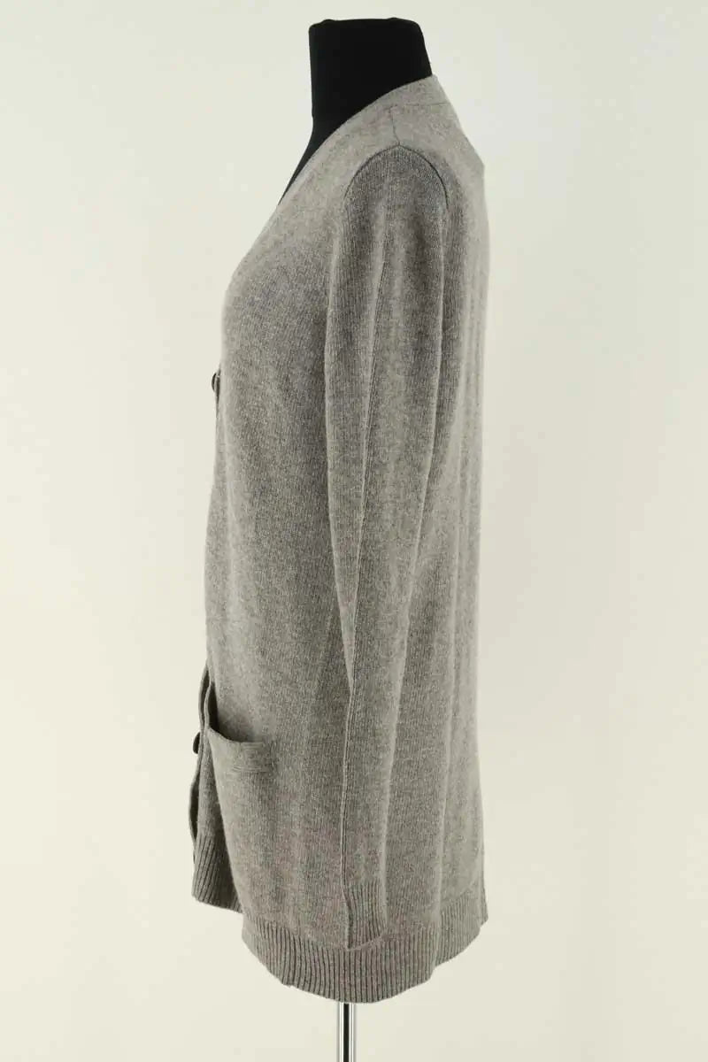 Cardigan Tory Burch Gris en Laine