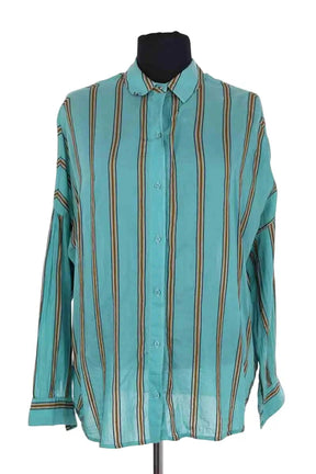 Chemise Sessun Bleu en Coton, taille S - Seconde Main