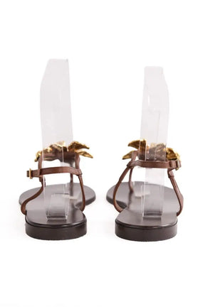 Sandales Giuseppe Zanotti Marron en Cuir