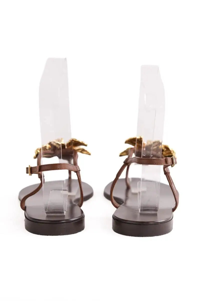 Sandales Giuseppe Zanotti Marron en Cuir