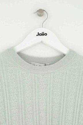 Pull Salvatore Ferragamo Vert en Laine