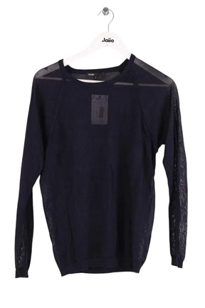 T-shirt Maje Marine en Viscose, taille S - Seconde Main