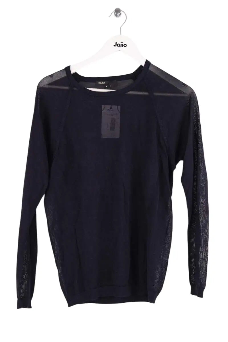 T-shirt Maje Marine en Viscose, taille S - Seconde Main