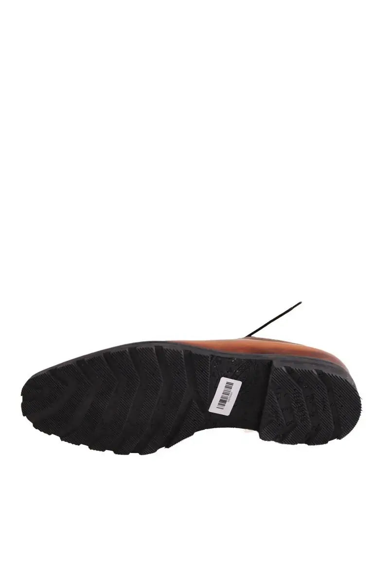 Chaussures à lacets Berluti Camel en Cuir