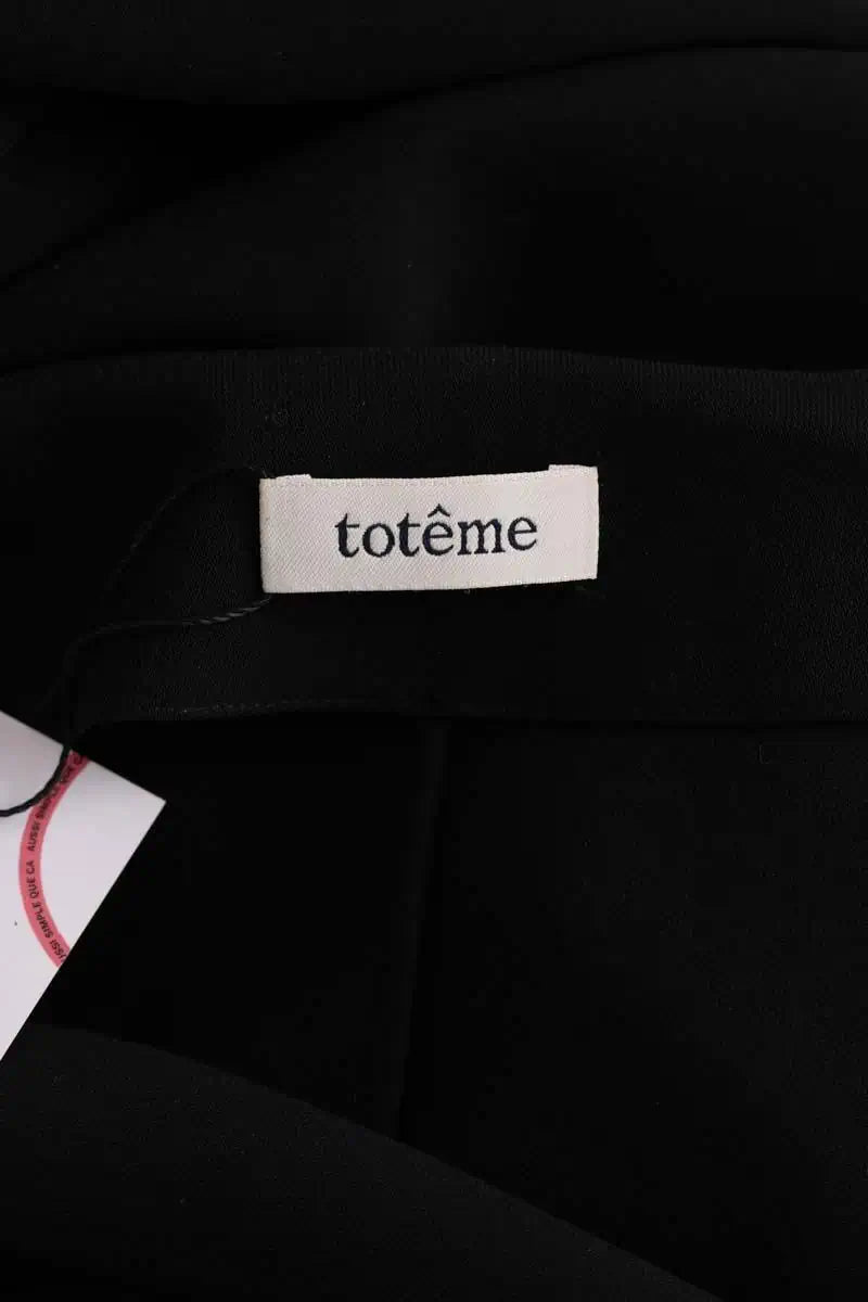 Robe Toteme Noir en Synthétique