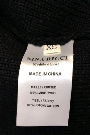 Gilet Nina Ricci  Noir