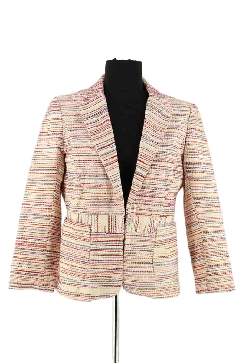 Blazer Maje Rose en Coton, taille L - Seconde Main