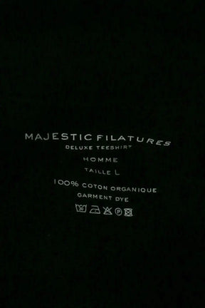 Gilet Majestic Filatures Noir en Coton