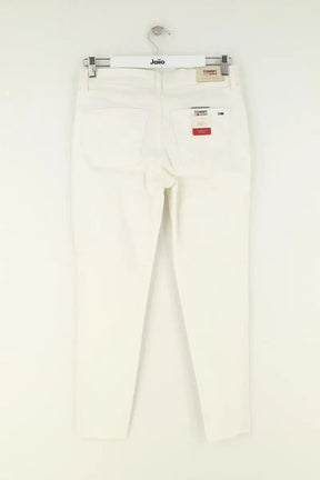 Jean slim Tommy Hilfiger Blanc en Coton