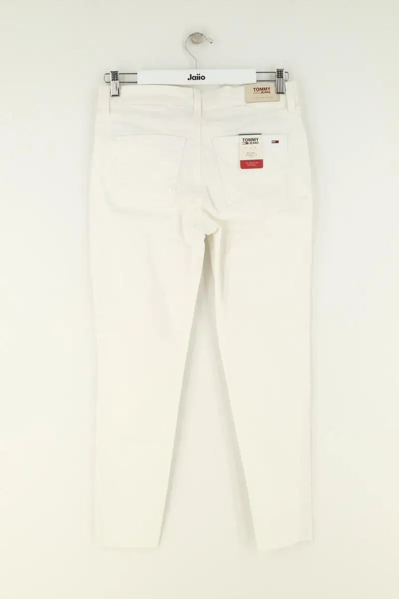 Jean slim Tommy Hilfiger Blanc en Coton